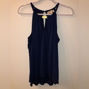 Michael Kors blue blouse size M